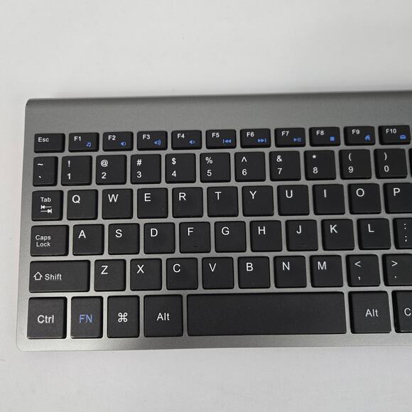 JoyAccess KB2 Slim Full Wireless Keyboard Gray & Silver NO RECEIVER - Picture 2 of 7
